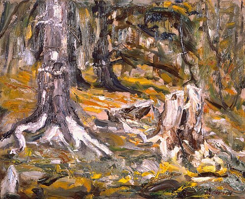 Sottobosco, 1950, Francesco Carini