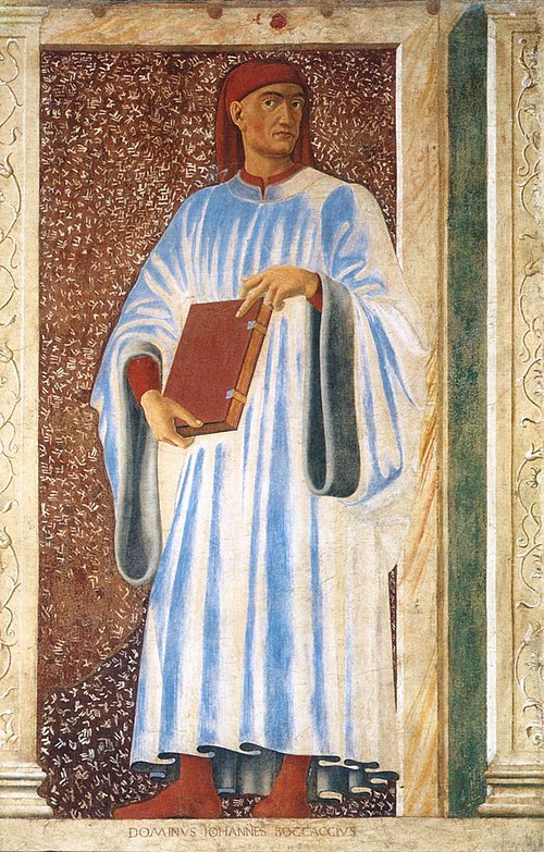 Boccace, 1450, Andrea del Castagno