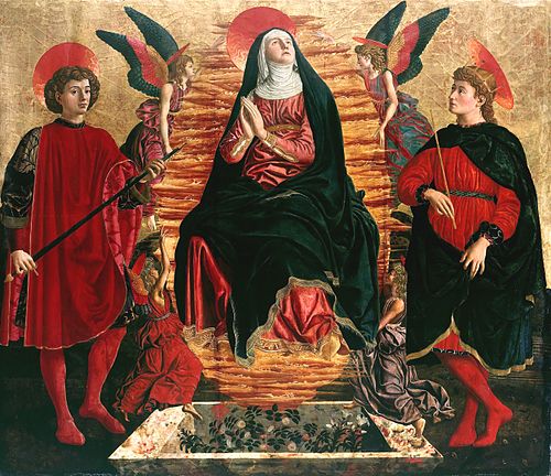 Assomption de Marie, 1449, Andrea del Castagno