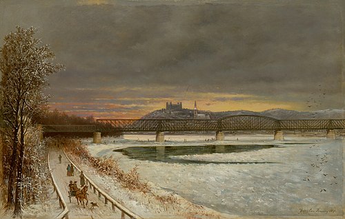 Pohľad na Bratislavu, 1891, Eduard Majsch