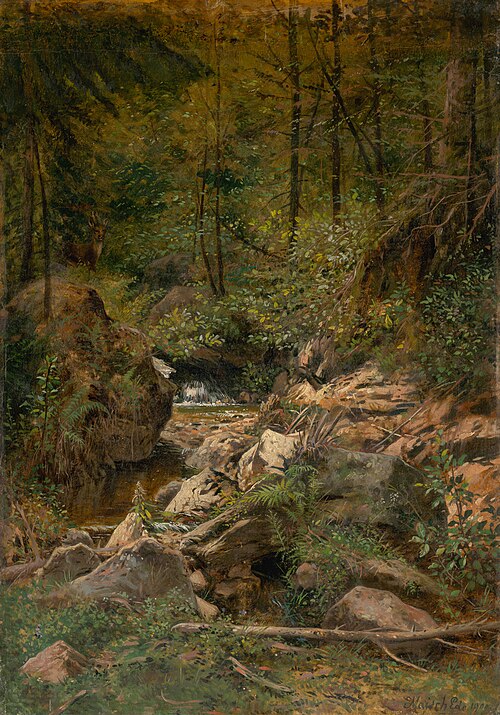 Forest Stream, 1900, Eduard Majsch