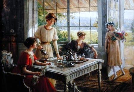 Femmes prenant le thé, 1912, Albert Lynch