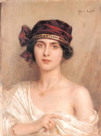 Portrait d'une jeune femme, 1890, Albert Lynch