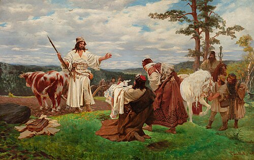 The Legacy of Libuše and Přemysl, the Ploughman, 1891, František Ženíšek