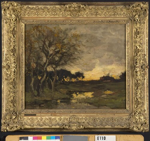 Avondlandschap met bomen, 1910, Charles Dankmeijer