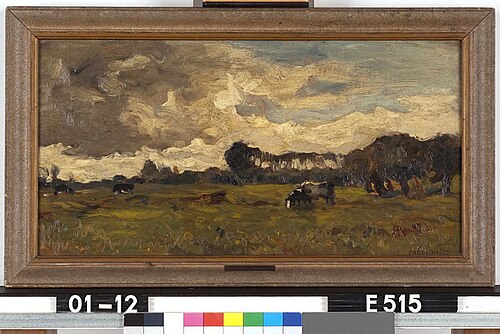 Weidelandschap met koeien, 1900, Charles Dankmeijer