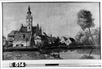Gezicht op Veere, 1900, Charles Dankmeijer
