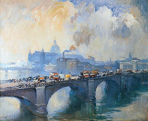 London Bridge, 1913, Maurice Blieck