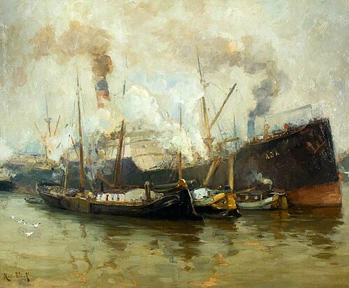 Les fumées (In the Harbour), , Maurice Blieck