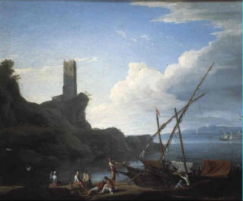 le-repos-des-pêcheurs, 1725, Adrien Manglard