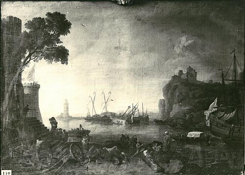 Marine (port), 1740, Adrien Manglard