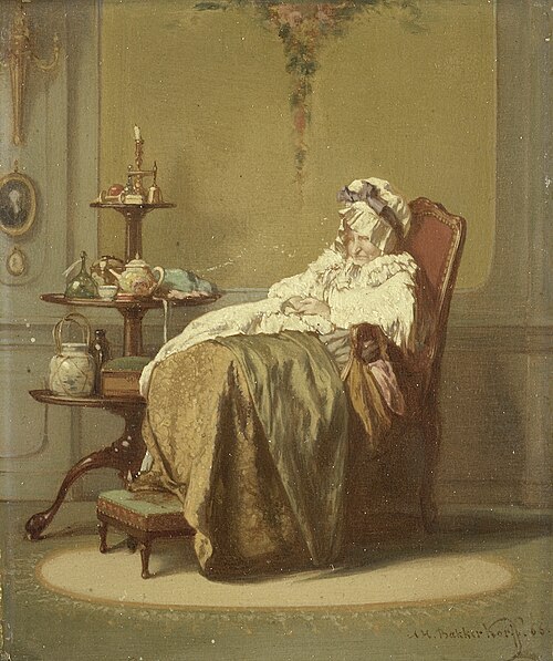 Taking a Nap, 1866, Alexander Hugo Bakker Korff