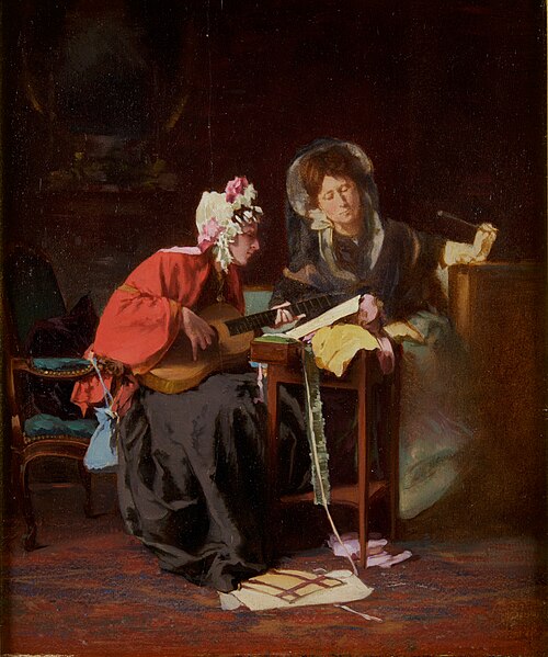 Guitaarles, 1865, Alexander Hugo Bakker Korff