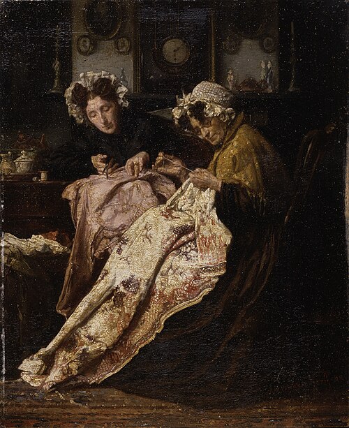 The Seamstress, 1880, Alexander Hugo Bakker Korff