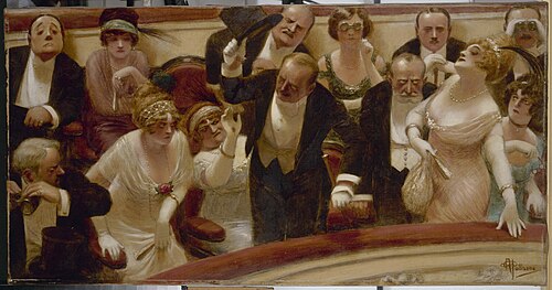 Les retardataires, 1914, Albert Guillaume