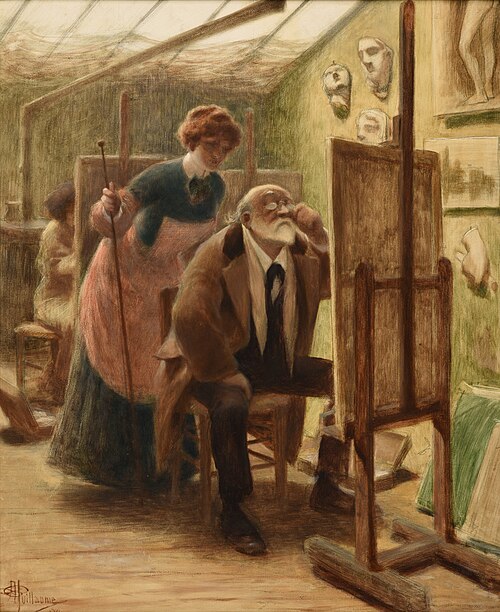 La correction, 1904, Albert Guillaume
