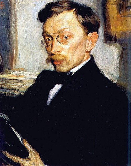 Portrait of the artist Konstantin Pervukhin, 1902, Ossip Braz