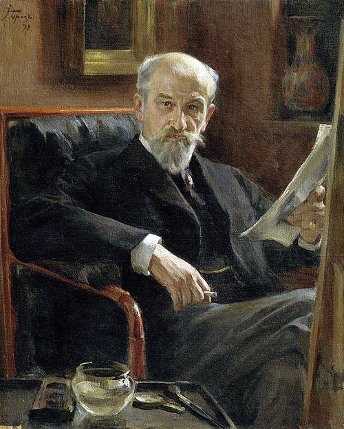 Portrait of the artist Alexander Sokolov, 1898, Ossip Braz
