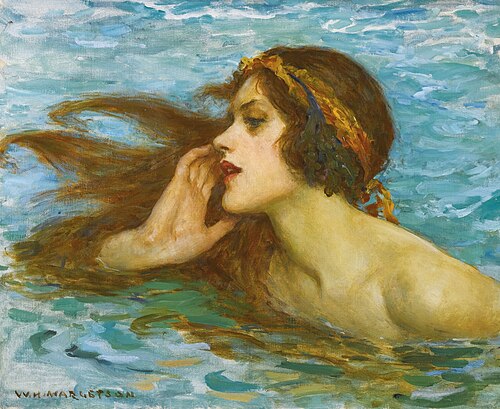 A Little Sea Maiden, , William Henry Margetson