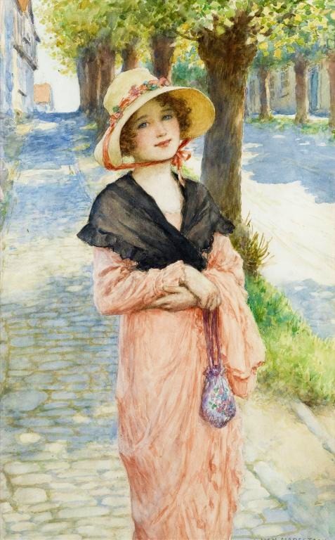 The Morning Walk, 1900, William Henry Margetson
