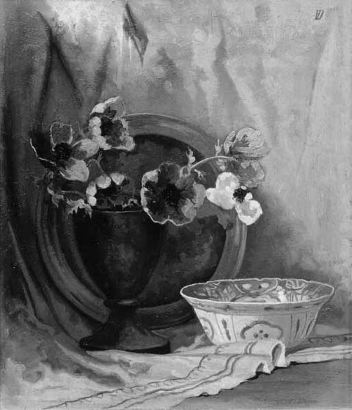 Still Life with Anenomes, 1910, Gerrit van Dokkum