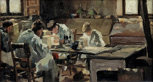 Tegelschilders, 1882, Anthon van Rappard
