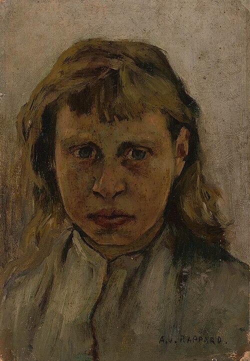 Portrait of a Girl, 1884, Anthon van Rappard
