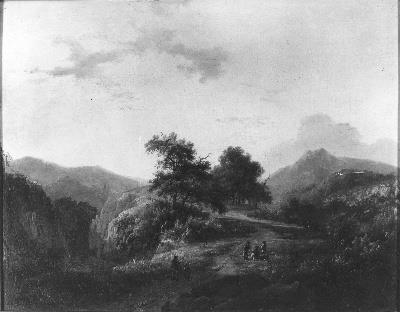 Berglandschap, 1850, Marinus Adrianus Koekkoek
