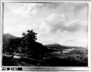 Vergezicht met rivier, 1850, Marinus Adrianus Koekkoek