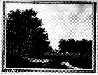 Weiland aan een boszoom, 1850, Marinus Adrianus Koekkoek