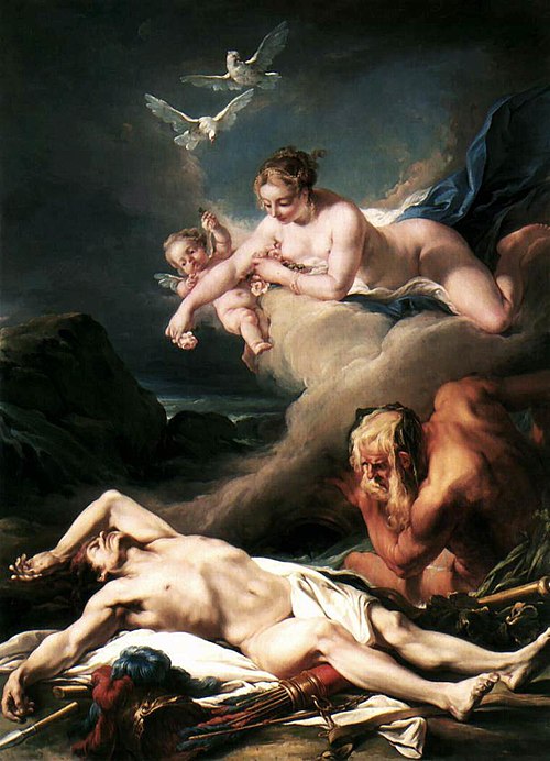 Hector Exposed on the Banks of the Xanthus River, 1759, Jean-Baptiste Deshays de Colle