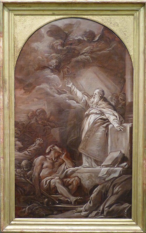 Prédication de saint Denis, 1764, Jean-Baptiste Deshays de Colle