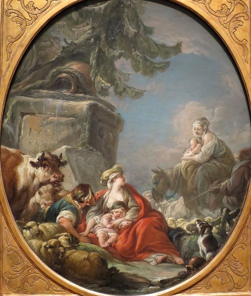 Le repos des bergers, 1750, Jean-Baptiste Deshays de Colle