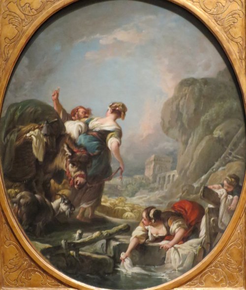 La lavandière, 1750, Jean-Baptiste Deshays de Colle
