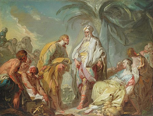 Laban et Rachel, 1700, Jean-Baptiste Deshays de Colle