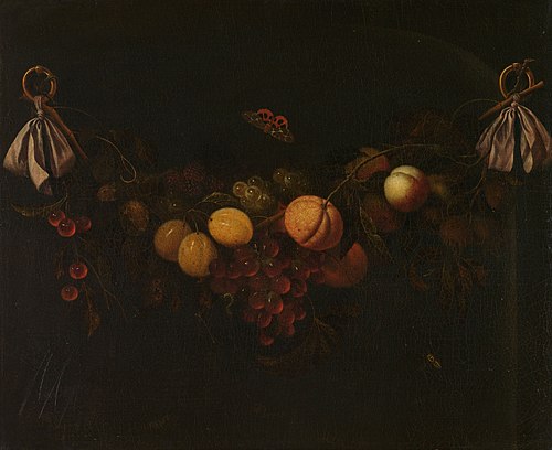 Festoon of fruit, 1653, Johannes Borman