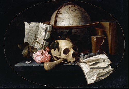 Vanitas Still Life, 1655, Johannes Borman