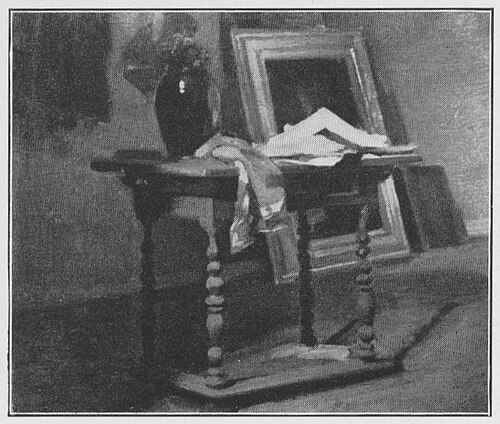 Das Atelier Leibls, 1869, Theodor Alt