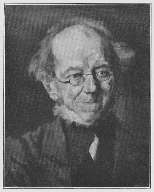 Bildnis des Pfarrers Alt, Vaters des Künstlers, 1874, Theodor Alt