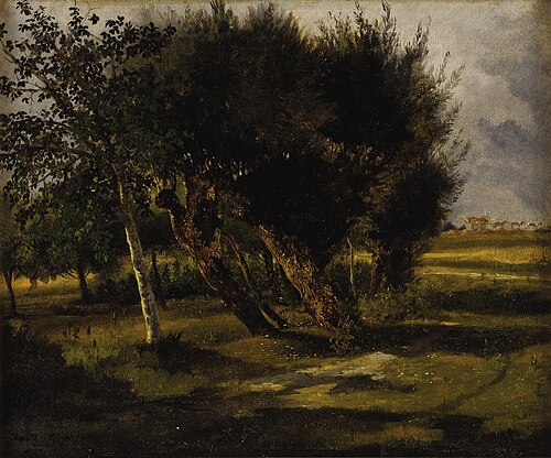 Bouquets d’arbres dans la prairie, 1850, Rosa Bonheur