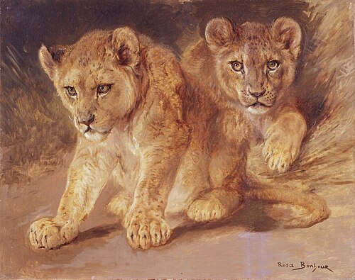 Lion Cubs, , Rosa Bonheur