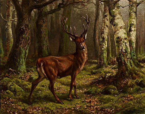 Stag in the Woods, , Rosa Bonheur