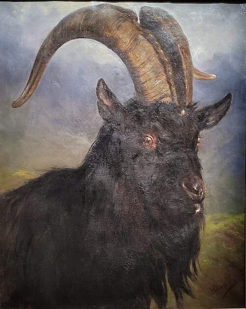 Tête de bouc, 1869, Rosa Bonheur