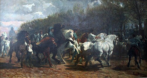 Le marché aux chevaux, 1853, Rosa Bonheur
