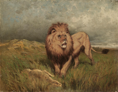 Lion and Prey (The Kill), 1847, Rosa Bonheur