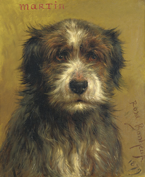 Martin, a terrier, 1879, Rosa Bonheur