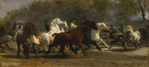 Le Marché aux chevaux de Paris, 1900, Rosa Bonheur