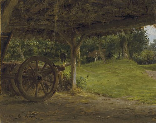 La grange dans la forêt, 1900, Rosa Bonheur