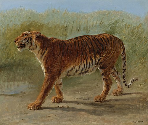Tigre royal dans la jungle, 1900, Rosa Bonheur
