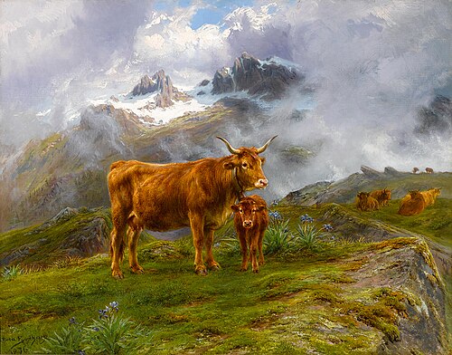 Highland cattle, 1876, Rosa Bonheur